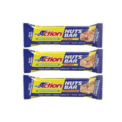 Proaction nuci bar fructe roșii 30 g