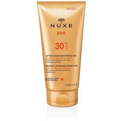 Nuxe lapte de soare delicios lapte de soare anti-îmbătrânire spf30 150 ml