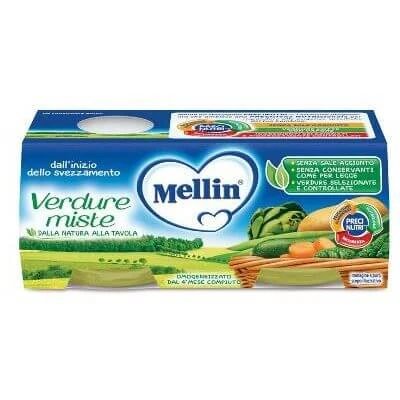 Legume mixte omogenizate Mellin 2 x 80 g