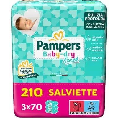 Baby fresh formulă exclusivă 210 bucăți