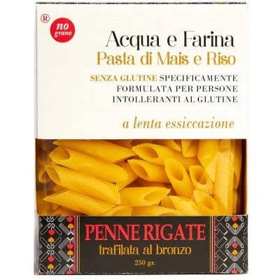 Nutri te' penne rigate apă și făină porumb și orez 250 g