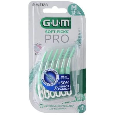 Gum soft pick pro mediu 12 bucăți