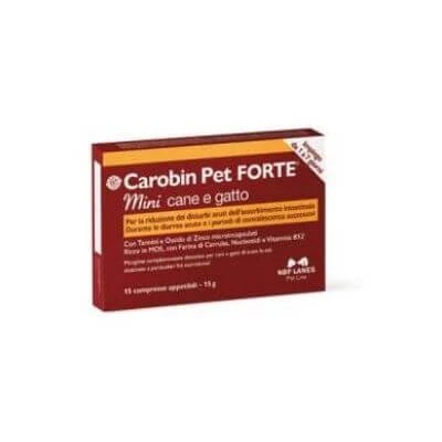 Carobin pet forte mini 15 comprimate