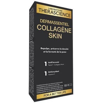 Dermassentiel colagen piele 10 sticks-uri