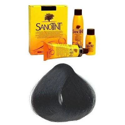 Sanotint vopsea de păr 01 negru 125 ml