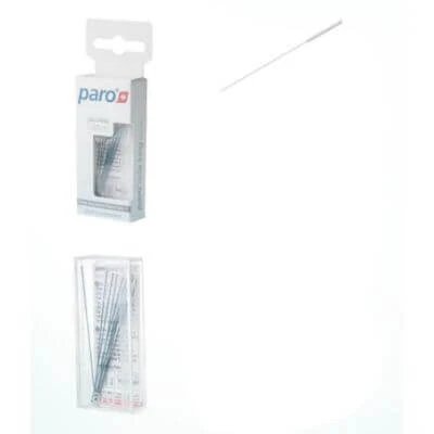 Paro 7-1012 perie interdentară lungă xxx-fină albă cilindrică diametru 1,9 mm
