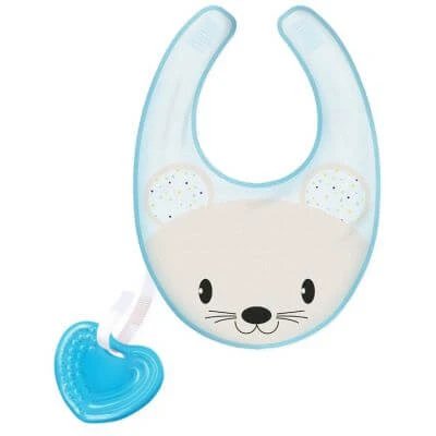 Chicco fresh teething massager albastru deschis