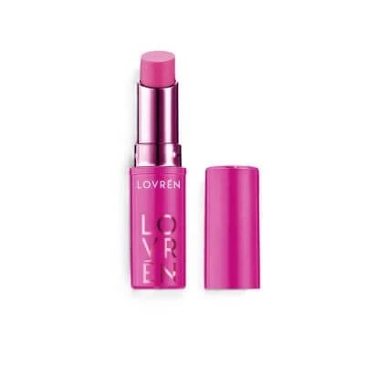 Lovren lb3 lip stick balm color boost fuchsia 3.5 g