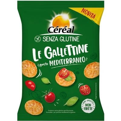 Cereale fără gluten gallettine gusto mediterraneo 70 g