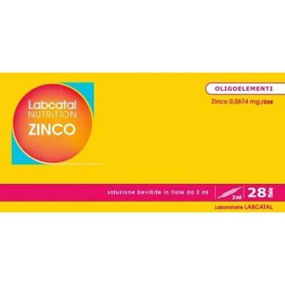 Labcatal nutriție zinc 28 2 ml fiole