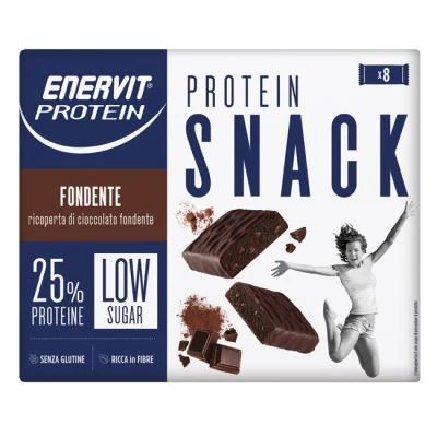 Enervit snack proteic fondant cu conținut scăzut de zahăr cutie 8 x 27 g