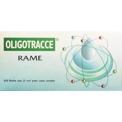 Oligotraci de cupru 20 fiole 2 ml
