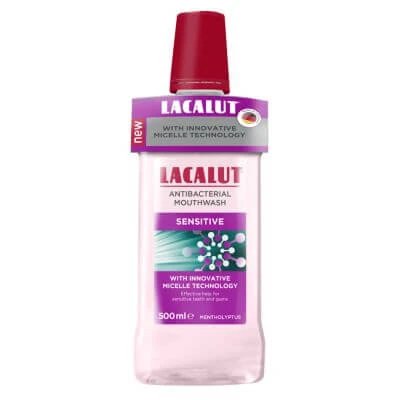 Lacalut Apă de gură micelară sensibilă 500 ml