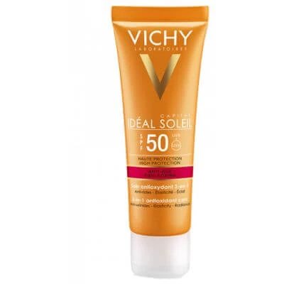Este crema de față anti-îmbătrânire spf50