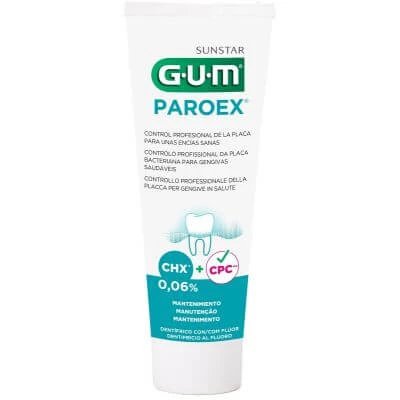 Gum paroex 0.06 chx fluorură pastă de dinți 75 ml