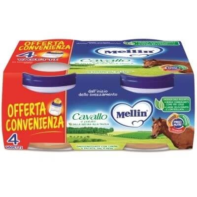 Cal omogenizat Mellin 4 x 80 g
