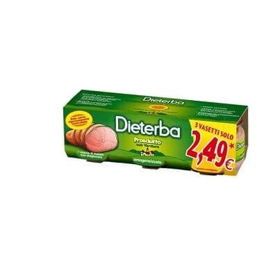 Șuncă omogenizată Dieterba 3 bucăți 80 g