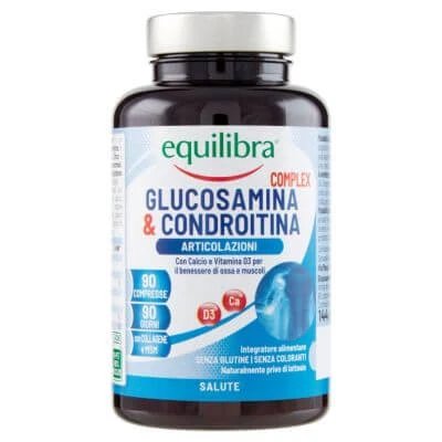Equilibra glucozamină și condroitină 90 comprimate