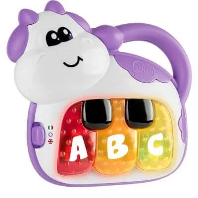 Chicco game bs cow piano italiană/engleză