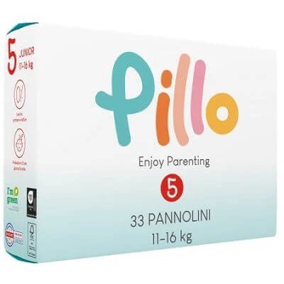 Pillo enjoy junior nappies 11 16 kg mărimea 5 33 bucăți