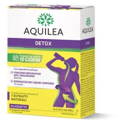 Aquilea detox 10 sticksuri de 15 ml