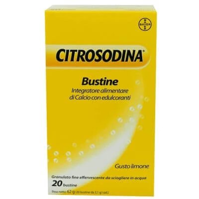 Citrosodină 20 plicuri granule efervescente