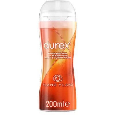 Durex massage 2 în 1 gel de masaj corporal și lubrifiant ylang ylang 200 ml