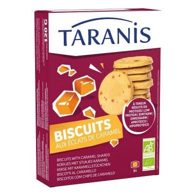 Taranis biscuiți cu caramel 120 g