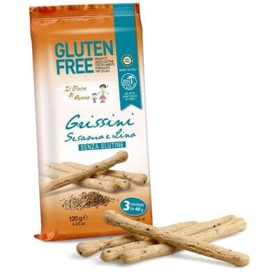 Covrigi de pâine Anna cu susan și in fără lapte 3 bucăți x 40 g