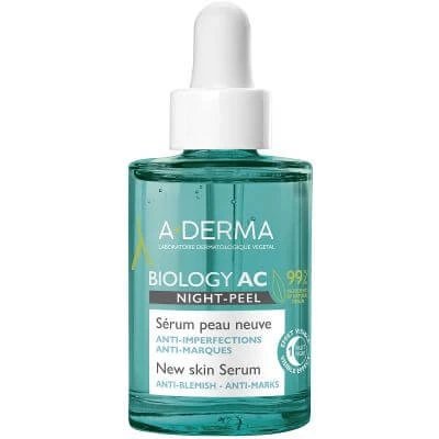 Aderma biology ac serum night peel 30 ml