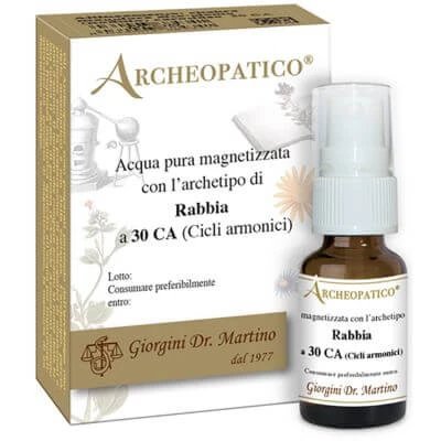 Apă magnetizată pură arheopatică cu furie arhetipală 30 de cicluri armonice 10 ml