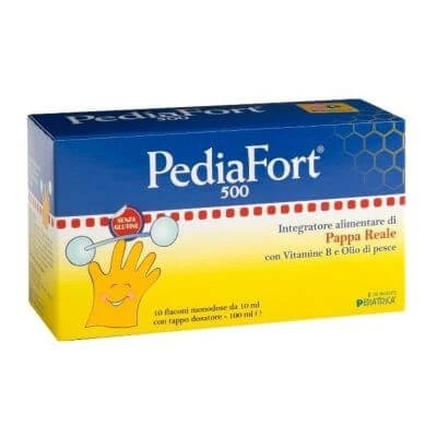 Pediafort 500 10 fiole