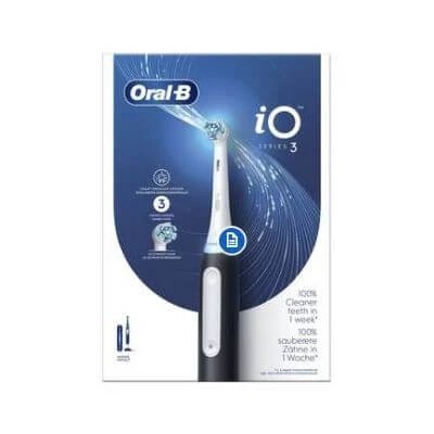Oralb io3s negru periuță de dinți electrică