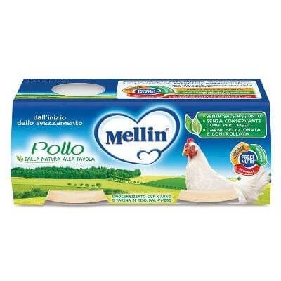 Pui omogenizat Mellin 2x120 g