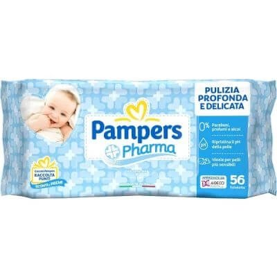 Pampers pharma șervețele 56 bucăți
