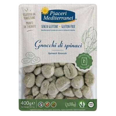 Piaceri Mediterranei gnocchi cu spanac 400 g