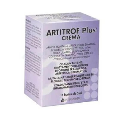 Artitrof plus cremă 16 pliculețe 5 ml