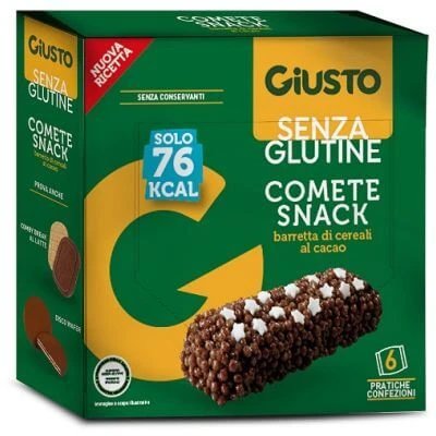 Giusto gustări comete fără gluten 6 pachete de 20 g