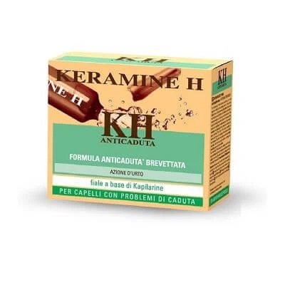 Keramine h împotriva căderii părului 12 fiole 6 ml