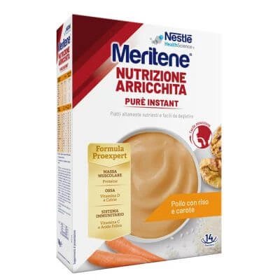 Meritene piure instant de pui cu orez și morcovi 1 kg