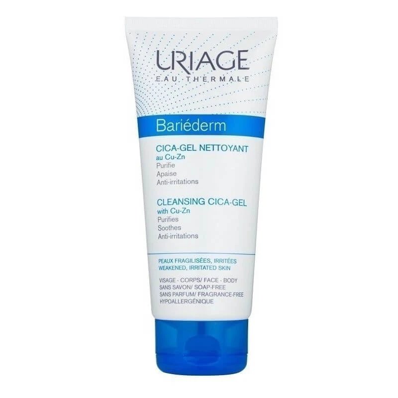 Uriage Bariederm Gel de spălare pentru față și corp, 200 ml