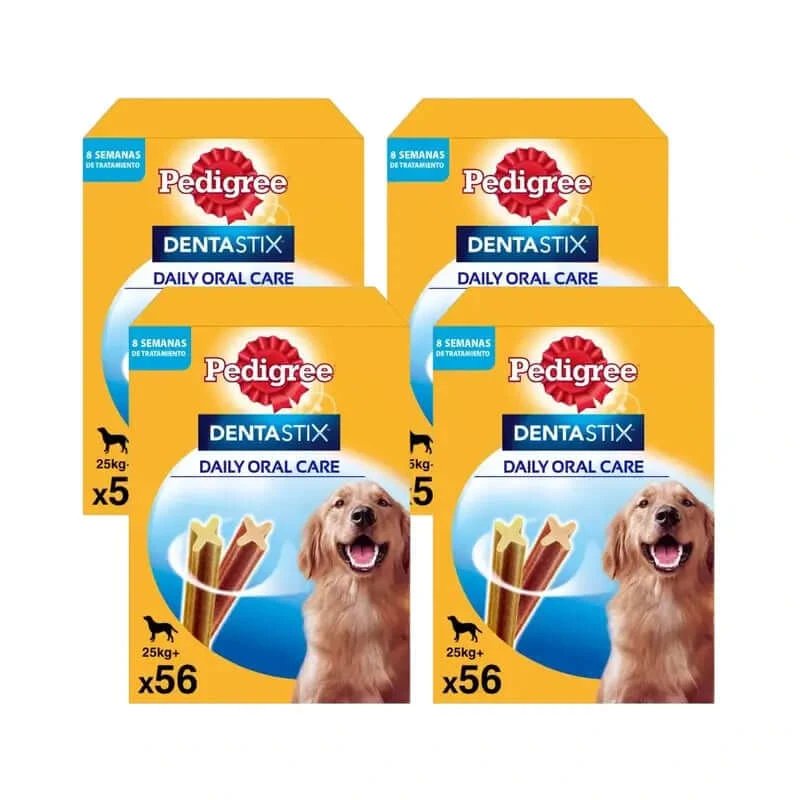 Dentastix Pedigree Pack Large, 4X56pcs