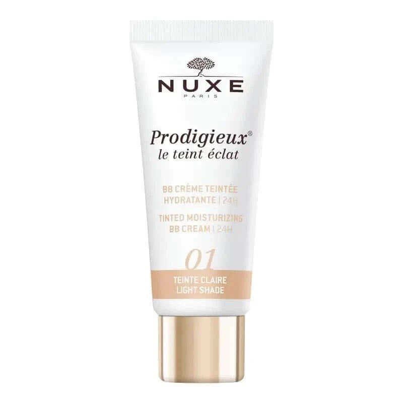 Crema hidratantă Nuxe Bb Cream cu Colour 24H, Prodigieux® Le Teint Éclat 30Ml - nuanță deschisă