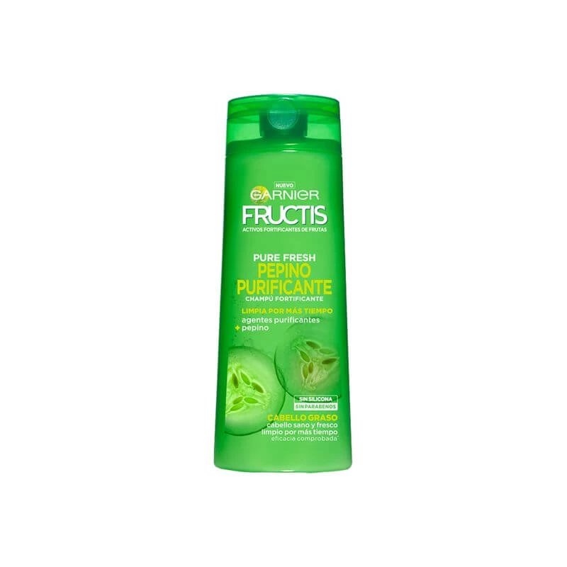 Garnier Fructis Pure Fresh Castravete Șampon purificator pentru păr gras 380ml
