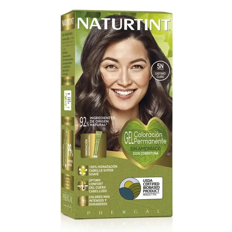 Naturtint Colorant permanent Colorant permanent fără amoniac Vopsea 5N - maro deschis