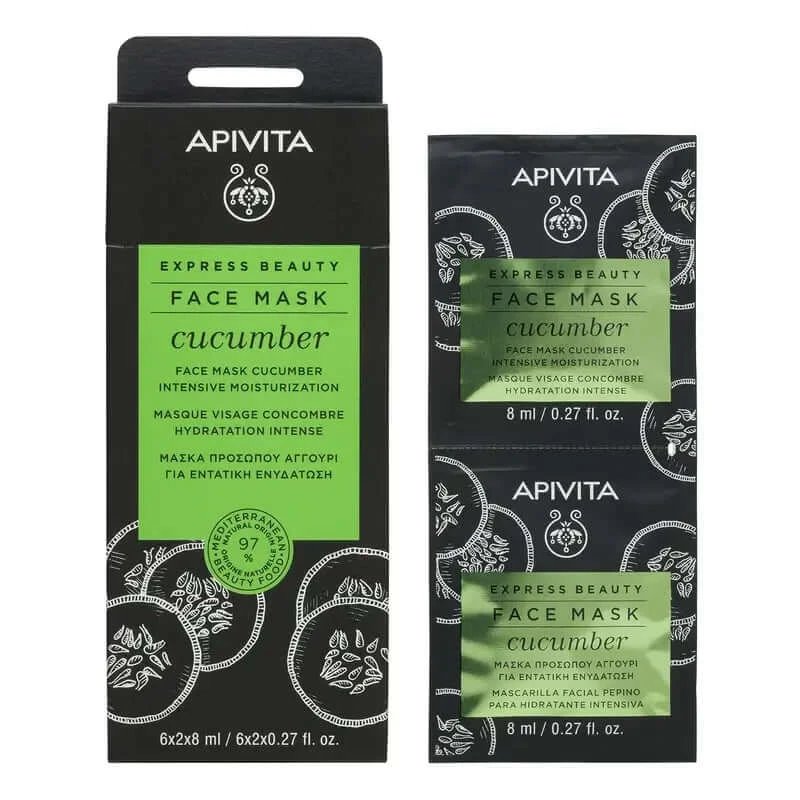 APIVITA Express Beauty Mască hidratantă intensivă cu castravete