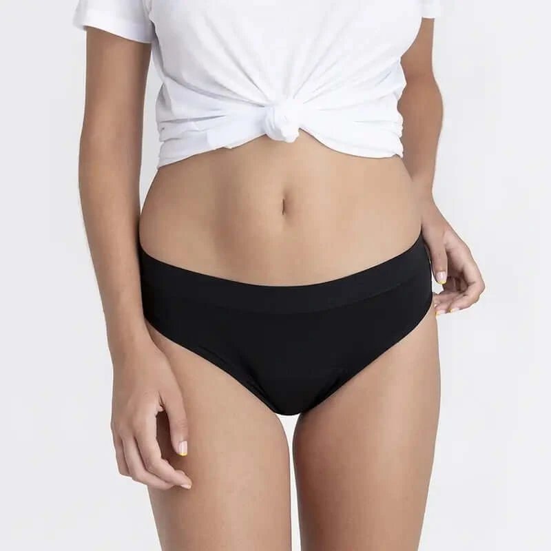 Platanomelon Kiwitas Chiloți menstruali Classic Sporty Negru / L