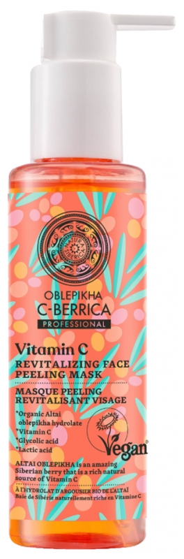 Masca pentru fata Oblepikha C-Berrica Peeling, 145ml, Natura Siberica