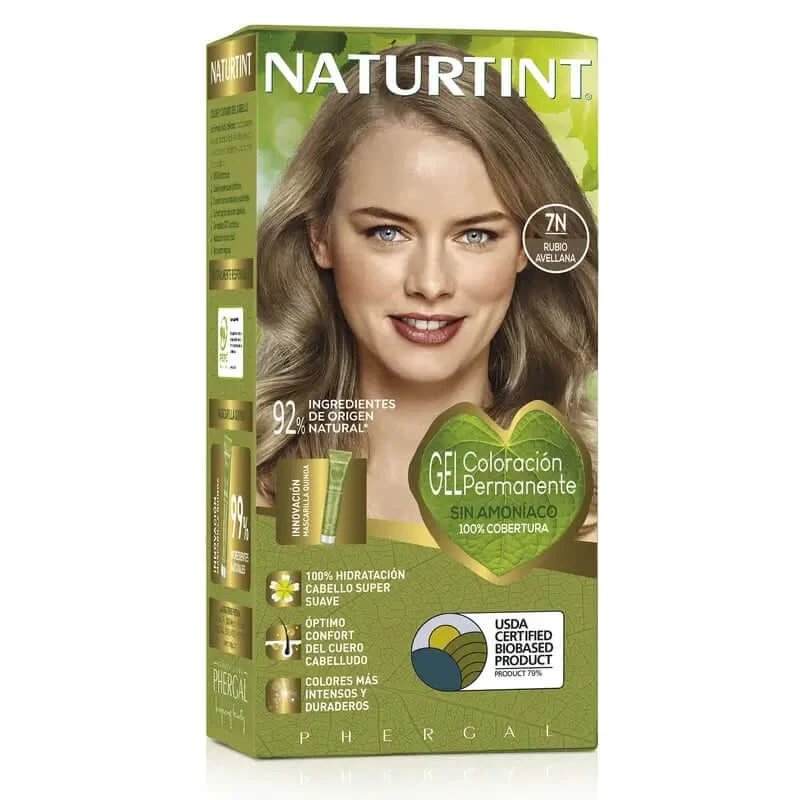 Naturtint Colorant permanent Colorant permanent fără amoniac 7N - Blond alune