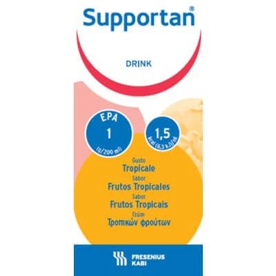 Suportan băutură fructe tropicale 4 sticle x 200 ml